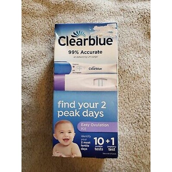 Clearblue Easy Ovulation Kit, 10 Ovulation Tests + 1 Pregnancy Test