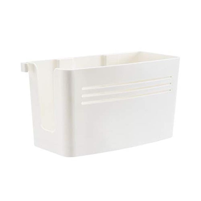 Astro 711-66 Dryer Holder, White, Approx. W 10.2 x D 4.7 x H 5.5 inches (26 x 12 x 14 cm), Curling Iron Holder, Wall Hanging, Storage Holder