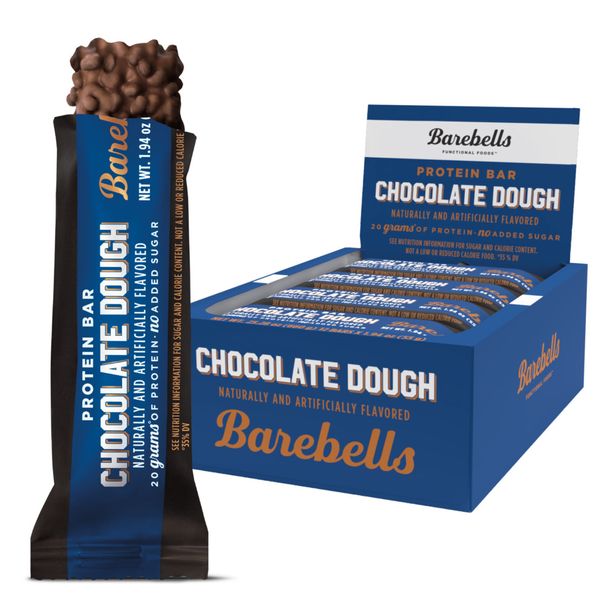 Barebells Protein Bar Chocolate Dough 12 Bars Barebell Bars