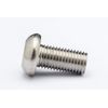 Stainless Steel/Fabric Button Cap (Fine/Full Thread) M10 x 35 (2 Pieces)