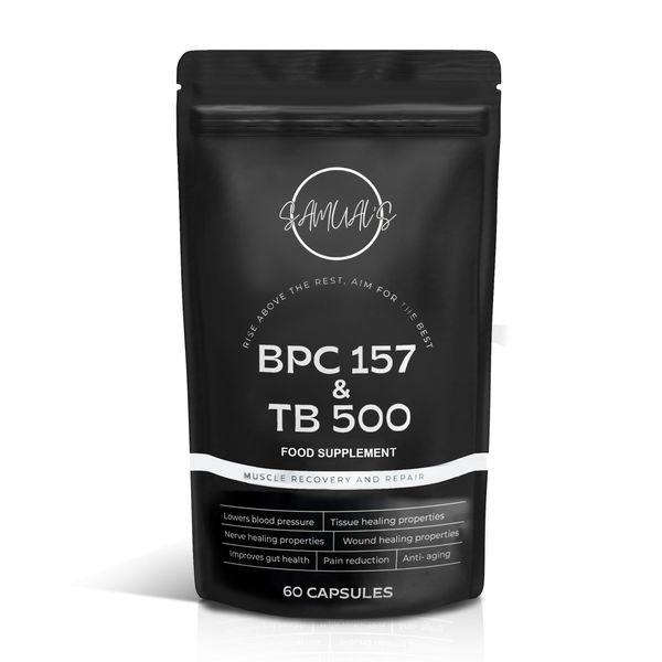 BPC 157 and TB 500 Capsules - Actually Contains Extreme Levels of BPC 157 and TB 500 - a truely Breathtaking Breakthrough in Injury Recovery and Growth - 1000mcg of peptides