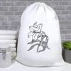 'White Lily Flower' Laundry/Washing/Storage Bag (LB00031410)