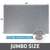 Drymate 29x48 Gray Reusable Incontinence Floor Protector for Pets Waterproof