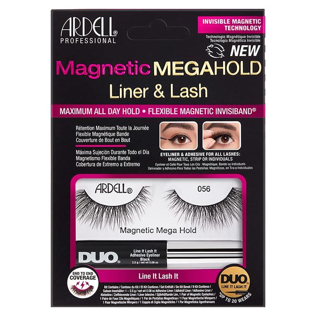 Ardell Magnetic MegaHold Liquid Liner & Lash 056, 1 pair