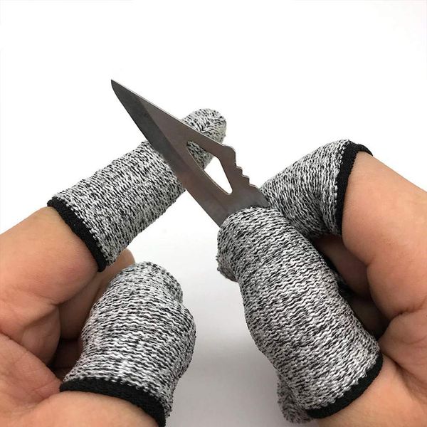 20 PCS Finger Cots Cut Resistant Protection, Reusable ＆ Anti-Slip Finger Sleeve Ideal for Kitchen, Work, Sculpture