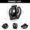 2Pcs Windshield Wiper Arm Pivot Adapter Connecting Arm Clip Replace Parts Compatible with Ford, Replace E3TZ-17531-A / E3TZ17531A
