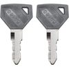 2 Branson Tractor Ignition Keys replaces OEM part TTC5070000A9