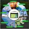 Rechargeable Lithium Battery BMS 12V 100Ah LiFePO4 Deep Cycle for Solar System