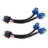 Conversion Wire 9003 H4 to 9005 9006 Two Harness Head Light Adapter Plug Play