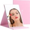 DUcare Portable Folding Vanity Mirror with Stand, Pink