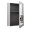 Bathroom Medicine Cabinet Storage Organizer Wall Mounted Mirror Adjustable Shelf