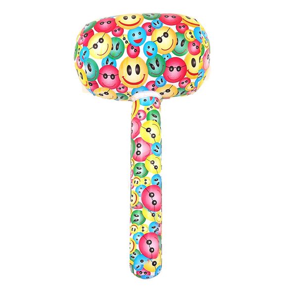 Henbrandt 66 CM INFLATABLE BLOW UP SMILE FACE MALLET HAMMER KIDS CHILDRENS PARTY BAG FILLERS TOYS