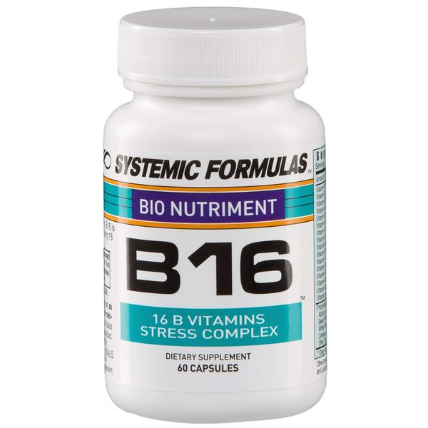 Systemic Formulas Stress Complex 60 Count Vitamin 115 16B Dietary Supplement