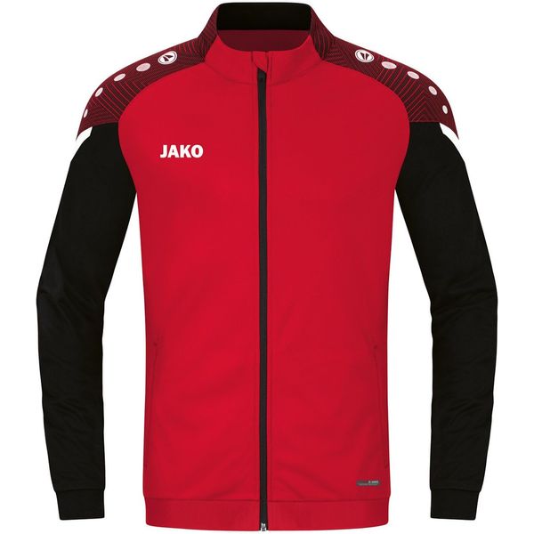 JAKO Herren Jacket Polyesterjacke Performance, rot/schwarz, XL EU