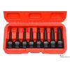 8 PC 1/2" DRIVE DR IMPACT XZN TRIPLE SQUARE SPLINE SOCKET SET