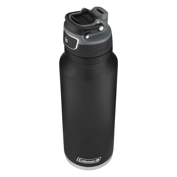 Coleman Coleman FreeFlow AUTOSEAL Stainless Steel Water Bottle, Black