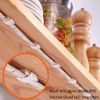 100 Pack Double Installation LED Strip Light Mounting Bracket Self Adhesive L...