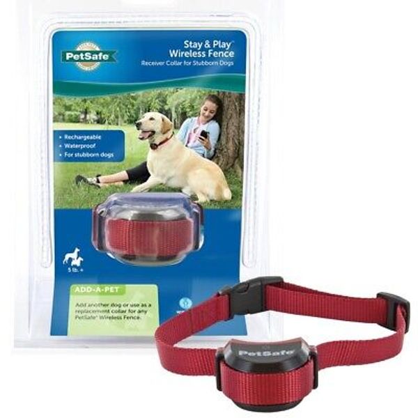 Rechargeable Wireless Pet Fence Receiver Dog Collar Adjustable Correction Level