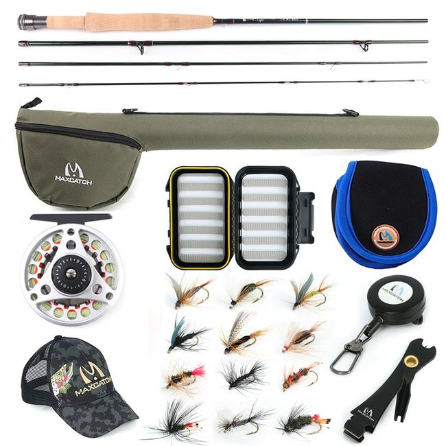 Maxcatch Saltwater Predator Fly fishing Rod and Reel Combo Full