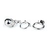 Bondage Masters Male Chastity Device Fixed PA Prince Albert, Silver