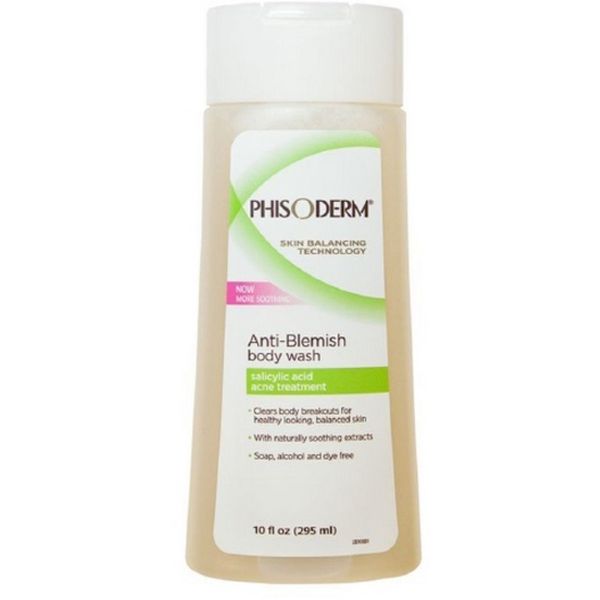 pHisoderm Anti-Blemish Body Wash 10 oz (Pack of 12)