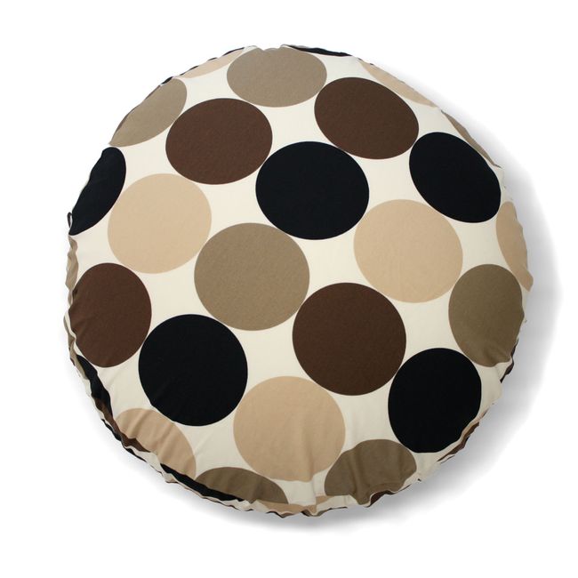 Out Style Beads Cushion Cover Nordic Made in Japan (M Cover Only, Big Marble Brown)