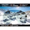 [ZERO TECH BASE] OAKLEY AIRBRAKE XL Goggle Replacement Lenses RUBY CLEAR Skiing Snowboard