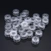 30 Pack Style SA156 Plastic Sewing Machine Bobbins for Brother
