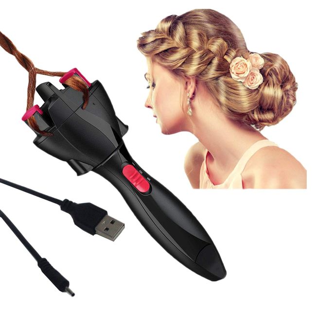 Automatic Hair Braider Machine - Electric Hair Twister and Braider -  Electric Hair Braiding Machine