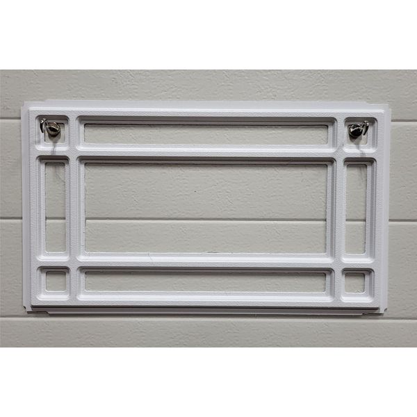 CLOPAY Prairie 510 Replacement Window Inserts /Short Panel Garage Door White