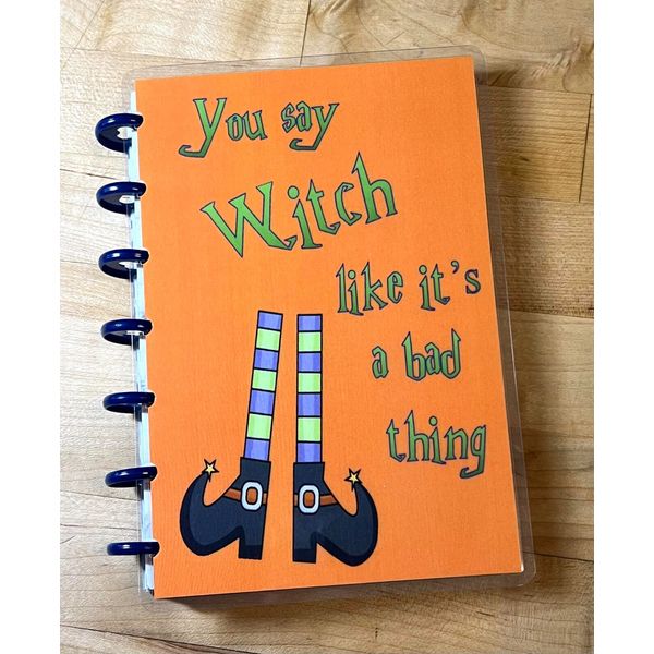 Fall Halloween *Witch Bad Thing" Cover Set 4 use with MINI HAPPY Planner-