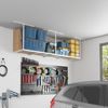 2X8 Overhead Garage Storage Rack,Adjustable Garage Storage Organization Systerm,