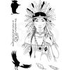 Pink Ink Designs Spirit Warrior-Clear Stamp Set, A5