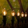 4.5 Inch Christmas Light Stakes for C7 / C9 String Lights - Ground Stakes 100pk
