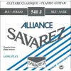 Savarez 540J Alliance Classical Guitar Strings, High Tension, Blue Card