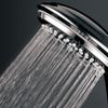 DreamSpa Instant Mount Drill Free Adjustable Slide Bar 3 Way Shower Head Combo