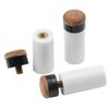 XINGYHENG 15 Set(30pcs) Billiard Cue White Ferrules with Screw-on Replaceable Cue Tips Billiard Accessories Replacement Parts Stick Repair Tool Set(13mm Brown Tip Set)