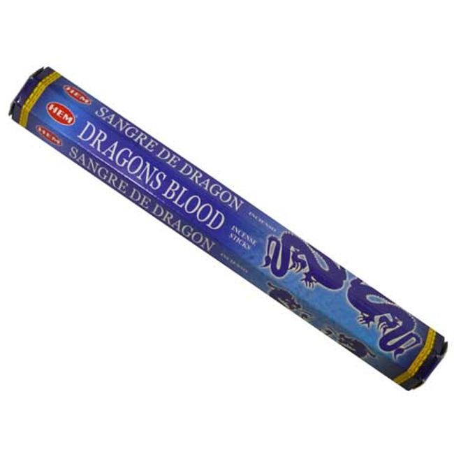 Incense Dragon&#39;s Blood Blue Incense Stick /HEM DRAGONS BLOOD BLUE/Incense/Indian Incense/Asian Miscellaneous Goods (Post-mail delivery option available/1 postage fee will be charged for every 6 boxes)