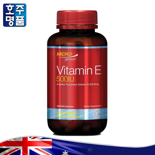 Microgenics d-alpha-Tocopherol Vitamin E 500IU 120 Capsules D-Alpha-Tocopherol Vitamin E