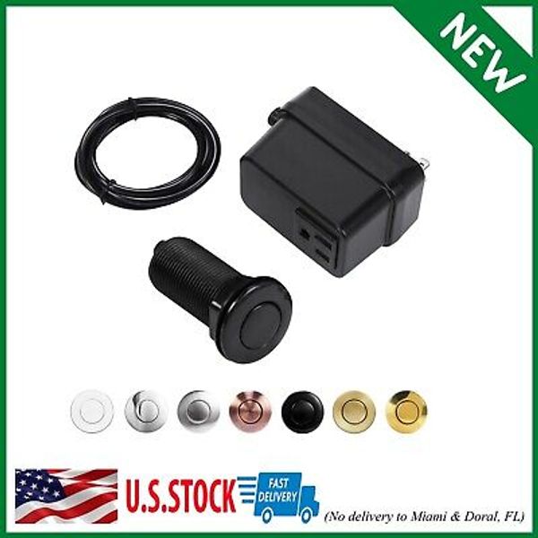 Garbage Disposal Sink Top Air Switch Kit For Waste King InSinkErator Moen GE 2.5