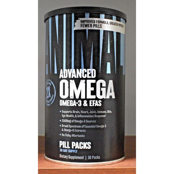 Universal Animal Omega 30 Packs Essential EFA Stack Updated Formula