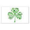 CafePress Irish Shamrock Sticker (Rectangle 10 pk)