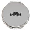 Moustache Compact Mirror Handbag Gift With Free Engraving 467