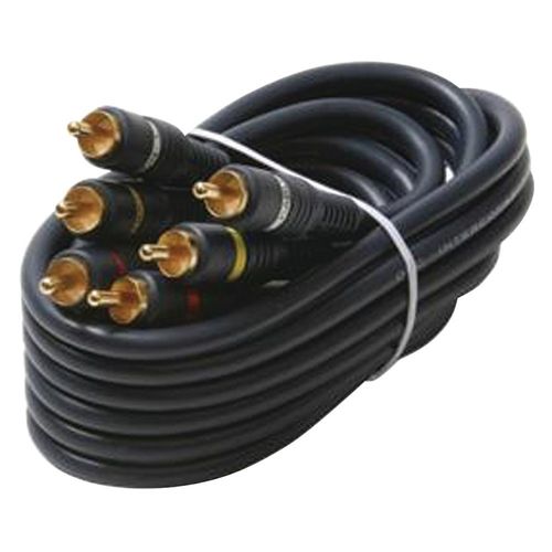 Steren 254-320BL 12-Feet 3RCA-3RCA Plugs Home Theatre Cable
