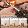 2PCS-Stainless Steel Tea Infuser & Diffuser,Tea Pipe with Hanging Hook Handle Fine Holes Interval Diffuser for Loose Leaf Herb Spice Coffee