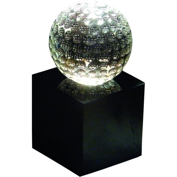 Longridge Crystal Golf Ball Trophy