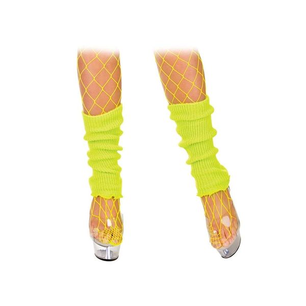 Neon Yellow Leg warmers