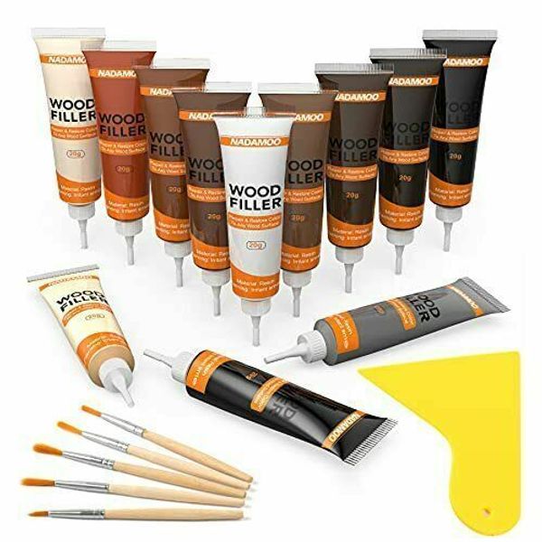 NADAMOO Wood Furniture Repair Kit Wood Filler Scratch Repair Furniture Touch