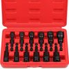12-Piece Magnetic Nut Driver Set - Premium Impact Power Hex Nut Driver Drill Bit