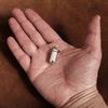 Aluminum Capsule Case (Silver, Small Size), Mini Size, Silver, Small Items, Pill Case, Waterproof Case, Keychain, Handcraft